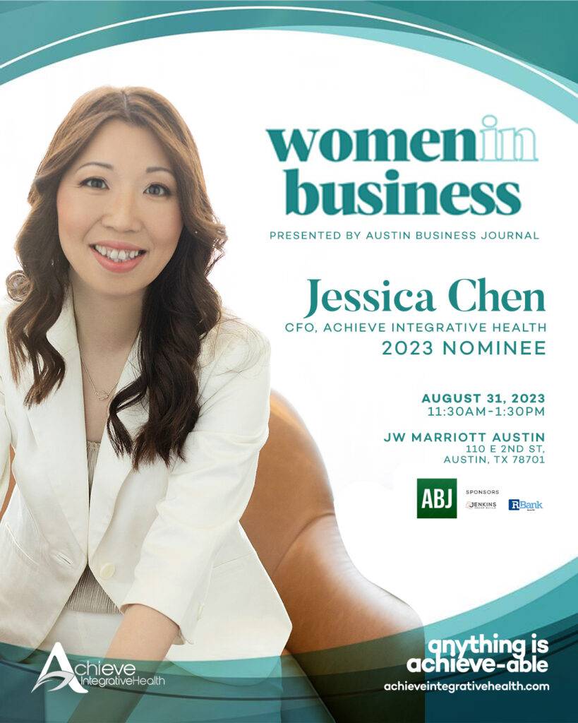 Jessica got the ABJ Women in Business Awards 2023