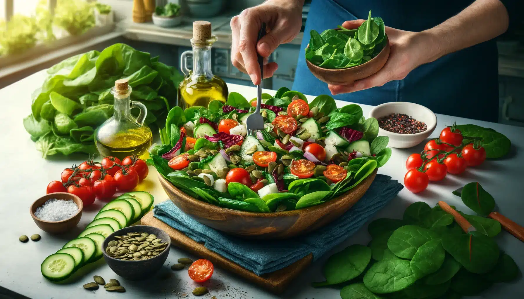 Heart-Healthy Leafy Green Salad