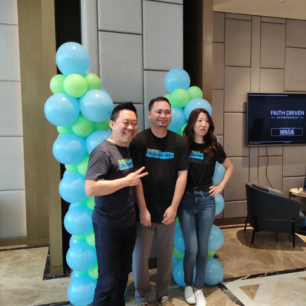 Team Achieve members (L-R), Achieve Integrative Health Founder and CEO Jimmy Yen, Marketing Associate Arvin Cervantes, and CFO Jessica Chen.
