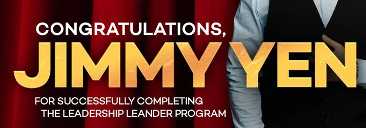 Achieve Integrative Health congratulates Jimmy Yen for successfully completing the Leadership Leander Program